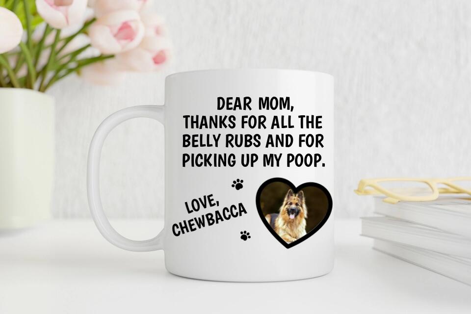 Eigenes Foto - Dear Mom/ Dear Dad - Personalisierte Tasse (Hund & Katze)