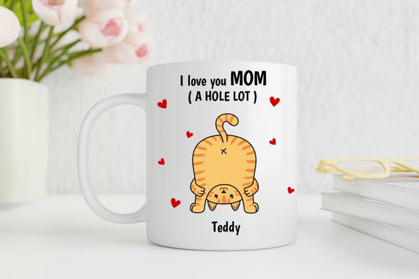 A Hole lot - Personalisierte Tasse (Hund & Katze)